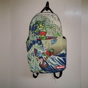 SPRAYGROUND |  Money Bear Surfing Money Wave Backpack Limited Edition